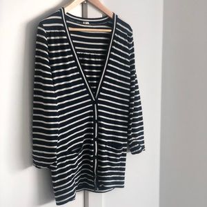 Jcrew Lightweight button down cotton top/cardigan